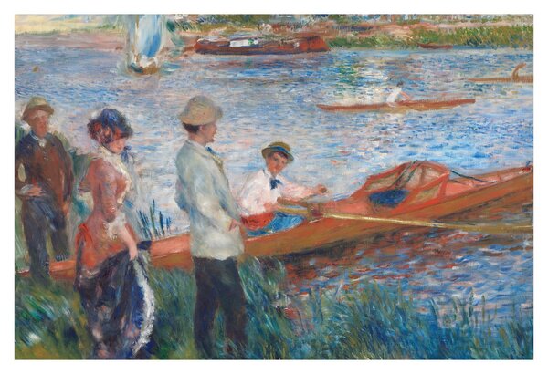 Obraz - Auguste Renoir, Oarsmen at Chatou, reprodukcia (90x60 cm)