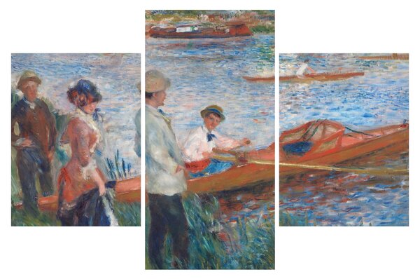 Obraz - Auguste Renoir, Oarsmen at Chatou, reprodukcia (90x60 cm)
