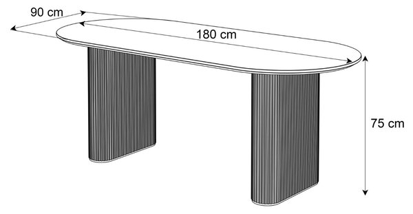 JEDÁLENSKÝ STÔL DEBORA BIELY LESK 180 cm + 4 x STOLIČKA BÉŽOVÁ
