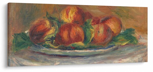 Obraz - Auguste Renoir, Peaches on a Plate, reprodukcia (120x50 cm)