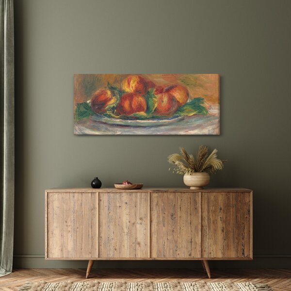 Obraz - Auguste Renoir, Peaches on a Plate, reprodukcia (120x50 cm)