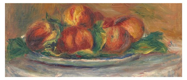 Obraz - Auguste Renoir, Peaches on a Plate, reprodukcia (120x50 cm)