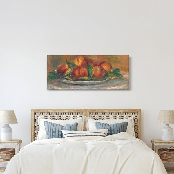Obraz - Auguste Renoir, Peaches on a Plate, reprodukcia (120x50 cm)