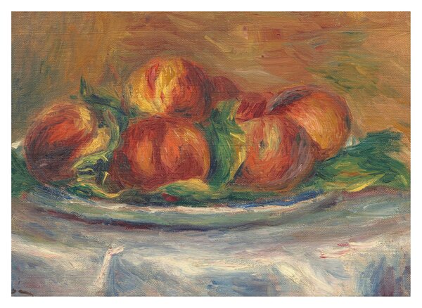 Obraz - Auguste Renoir, Peaches on a Plate, reprodukcia (70x50 cm)