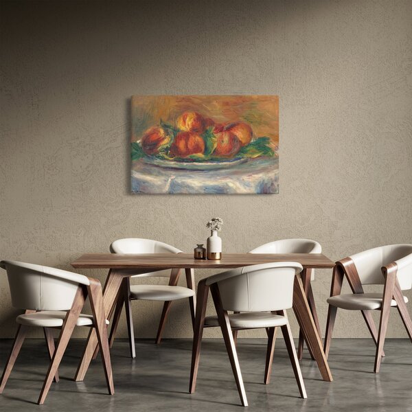 Obraz - Auguste Renoir, Peaches on a Plate, reprodukcia (90x60 cm)