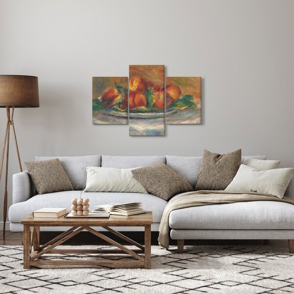 Obraz - Auguste Renoir, Peaches on a Plate, reprodukcia (90x60 cm)
