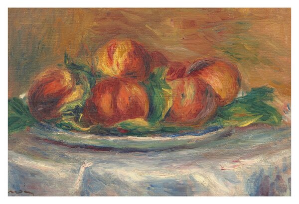 Obraz - Auguste Renoir, Peaches on a Plate, reprodukcia (90x60 cm)