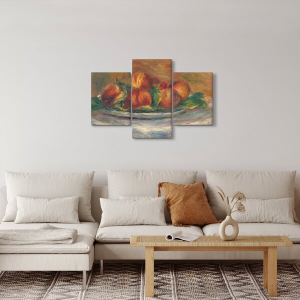 Obraz - Auguste Renoir, Peaches on a Plate, reprodukcia (90x60 cm)