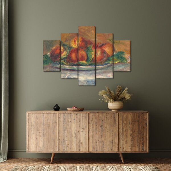 Obraz - Auguste Renoir, Peaches on a Plate, reprodukcia (150x105 cm)