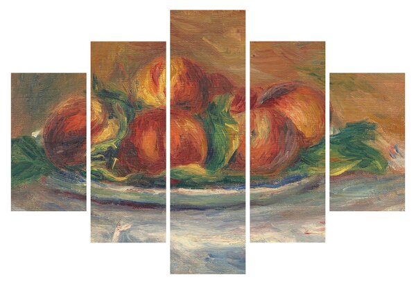 Obraz - Auguste Renoir, Peaches on a Plate, reprodukcia (150x105 cm)