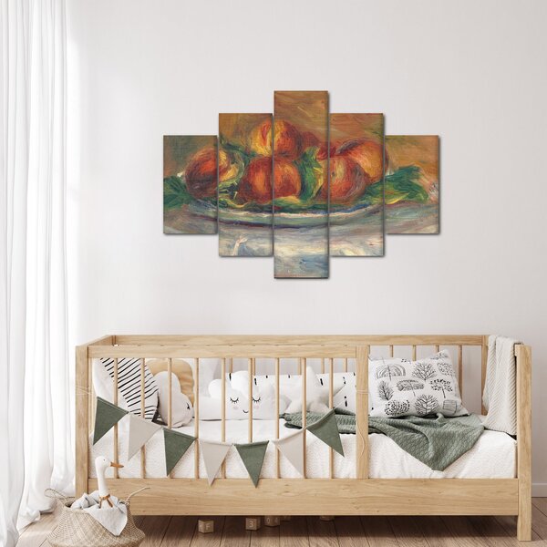 Obraz - Auguste Renoir, Peaches on a Plate, reprodukcia (150x105 cm)