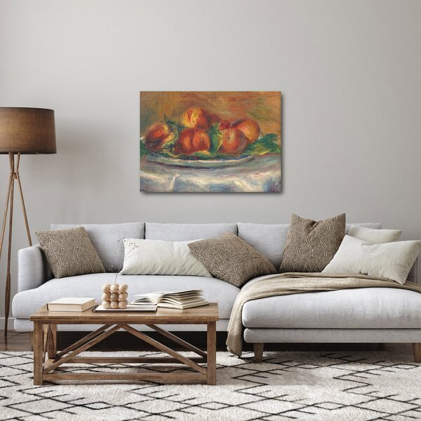 Obraz - Auguste Renoir, Peaches on a Plate, reprodukcia (70x50 cm)