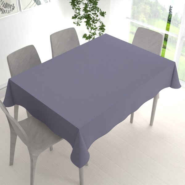 Biante Obdĺžnikový bavlnený saténový obrus ST-016 Modrosivý 50x100 cm