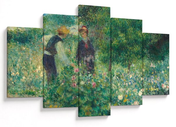 Obraz - Auguste Renoir, Picking Flowers, reprodukcia (150x105 cm)