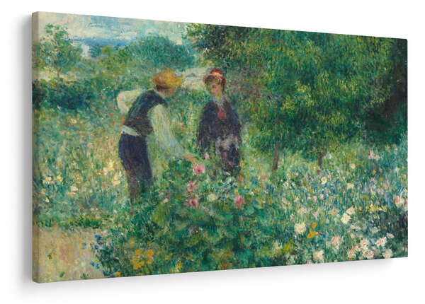 Obraz - Auguste Renoir, Picking Flowers, reprodukcia (90x60 cm)