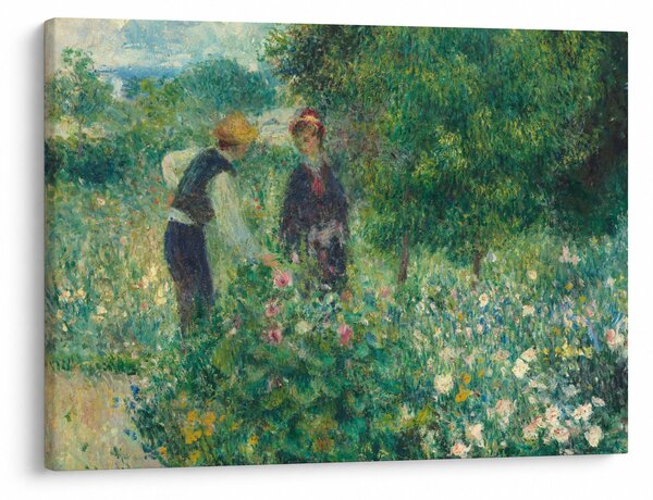 Obraz - Auguste Renoir, Picking Flowers, reprodukcia (70x50 cm)