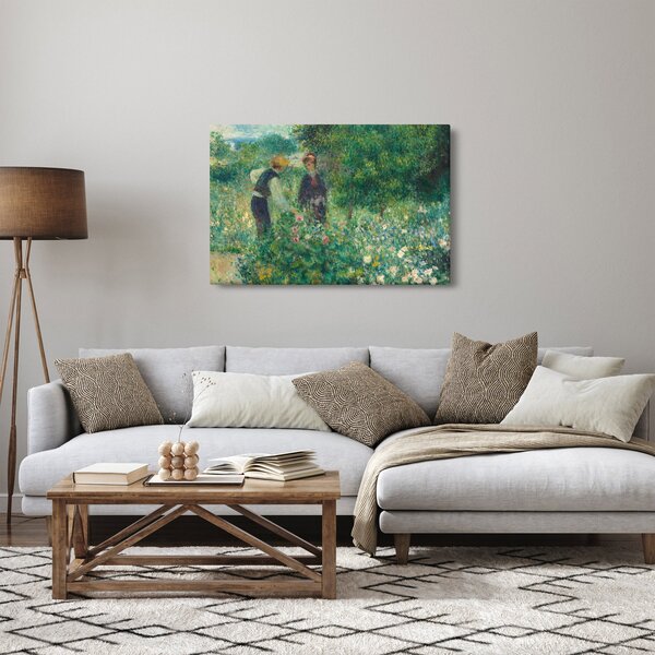 Obraz - Auguste Renoir, Picking Flowers, reprodukcia (90x60 cm)