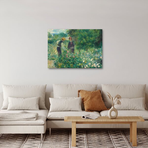 Obraz - Auguste Renoir, Picking Flowers, reprodukcia (70x50 cm)