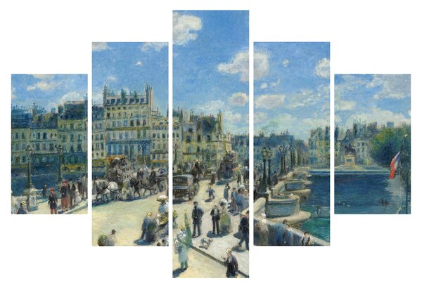 Obraz - Auguste Renoir, Pont Neuf, Paris, reprodukcia (150x105 cm)