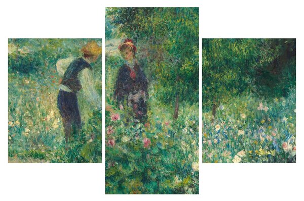 Obraz - Auguste Renoir, Picking Flowers, reprodukcia (90x60 cm)