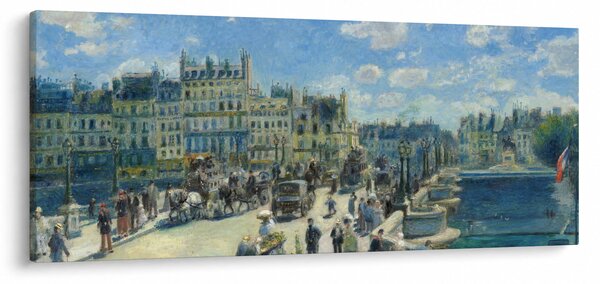 Obraz - Auguste Renoir, Pont Neuf, Paris, reprodukcia (120x50 cm)