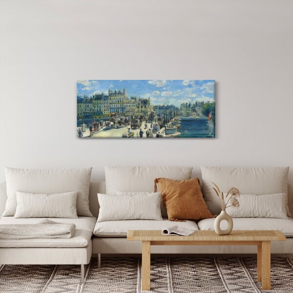 Obraz - Auguste Renoir, Pont Neuf, Paris, reprodukcia (120x50 cm)