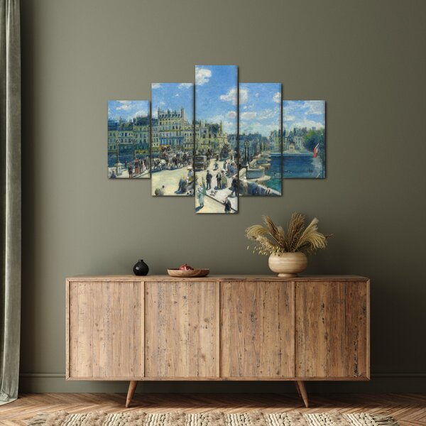 Obraz - Auguste Renoir, Pont Neuf, Paris, reprodukcia (150x105 cm)
