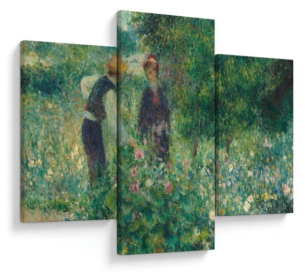 Obraz - Auguste Renoir, Picking Flowers, reprodukcia (90x60 cm)