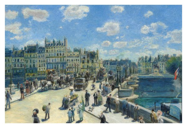 Obraz - Auguste Renoir, Pont Neuf, Paris, reprodukcia (90x60 cm)