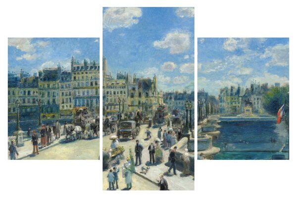 Obraz - Auguste Renoir, Pont Neuf, Paris, reprodukcia (90x60 cm)