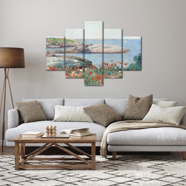 Obraz - Childe Hassam, Poppies, Isles of Shoals, reprodukcia (150x105 cm)