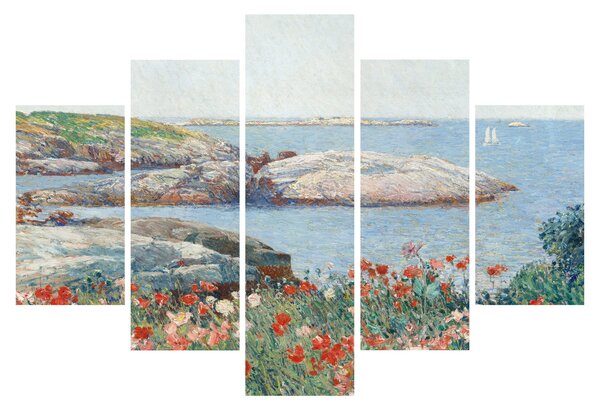 Obraz - Childe Hassam, Poppies, Isles of Shoals, reprodukcia (150x105 cm)