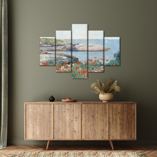 Obraz - Childe Hassam, Poppies, Isles of Shoals, reprodukcia (150x105 cm)