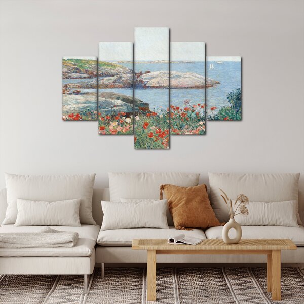 Obraz - Childe Hassam, Poppies, Isles of Shoals, reprodukcia (150x105 cm)