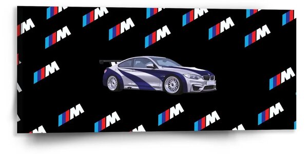 Sablio Obraz MPERFORMANCE Športové auto - 110x50 cm