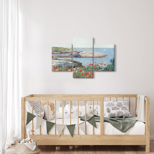 Obraz - Childe Hassam, Poppies, Isles of Shoals, reprodukcia (90x60 cm)