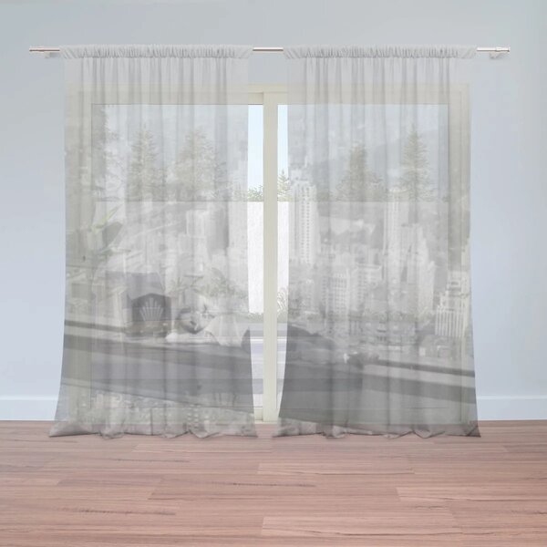 Sablio Záclony Murár na traverze: 2ks 150x250cm