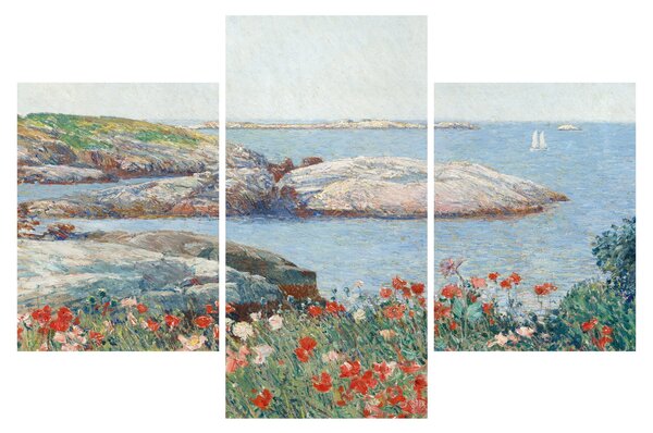 Obraz - Childe Hassam, Poppies, Isles of Shoals, reprodukcia (90x60 cm)