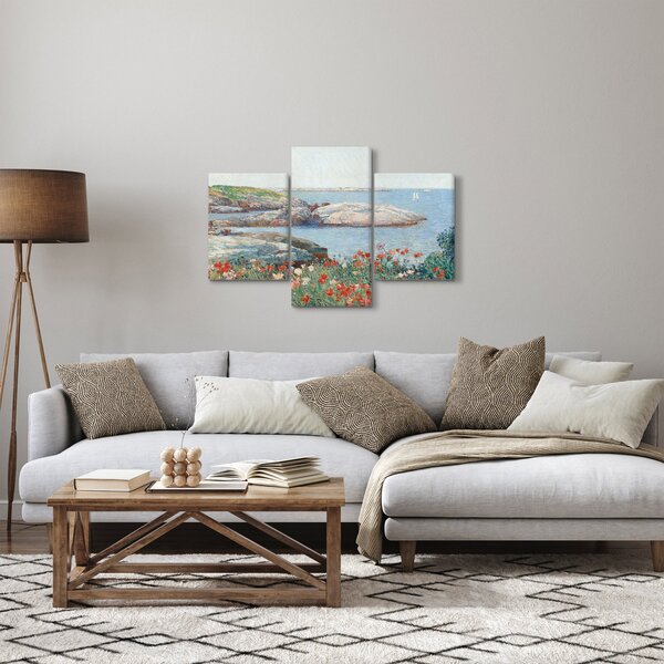 Obraz - Childe Hassam, Poppies, Isles of Shoals, reprodukcia (90x60 cm)