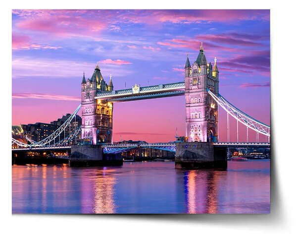 Sablio Plagát Londýn Tower Bridge - 60x40 cm