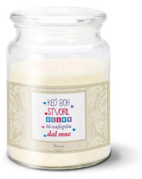 Sablio Sviečka Keď Boh stvoril dcéry - 500 g
