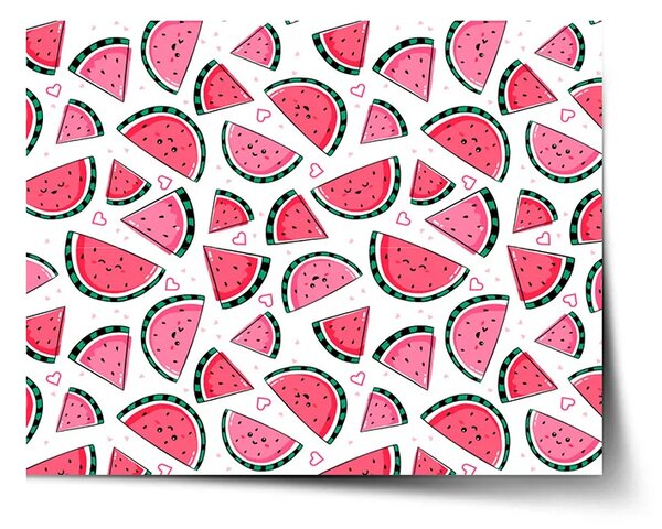 Sablio Plagát Vodný melón - 60x40 cm