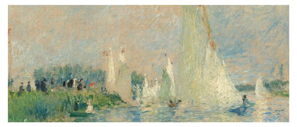 Obraz - Auguste Renoir, Regatta at Argenteuil, reprodukcia (120x50 cm)