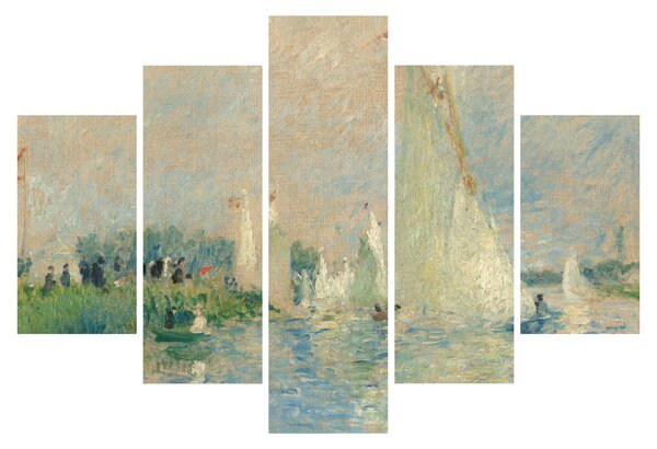 Obraz - Auguste Renoir, Regatta at Argenteuil, reprodukcia (150x105 cm)