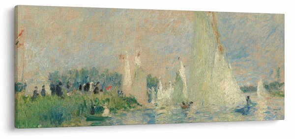 Obraz - Auguste Renoir, Regatta at Argenteuil, reprodukcia (120x50 cm)