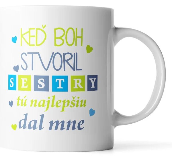 Sablio Hrnček Keď Boh stvoril sestry - 330 ml - standard