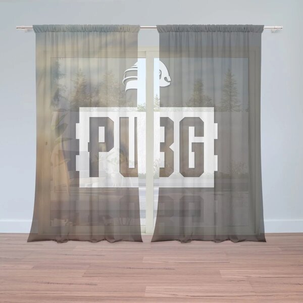 Sablio Záclony PUBG Vojaci: 2ks 150x250cm