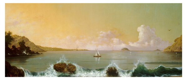 Obraz - Martin Johnson Heade, Rio de Janeiro Bay, reprodukcia (120x50 cm)