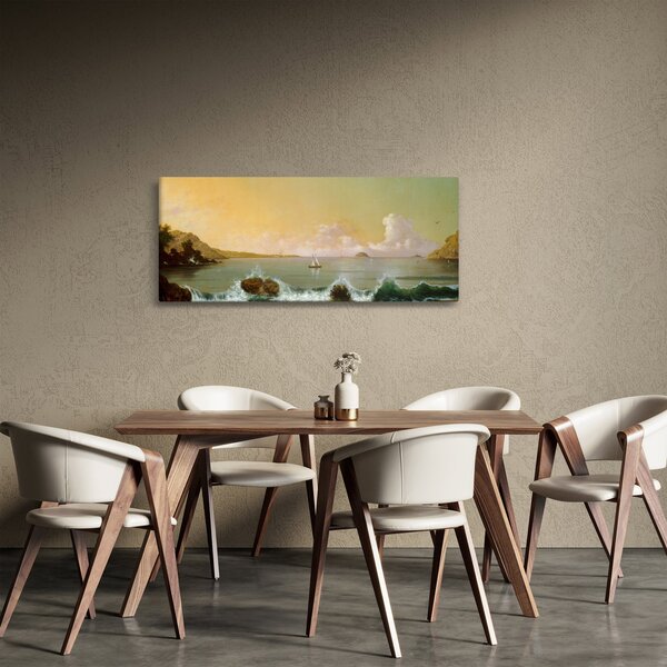 Obraz - Martin Johnson Heade, Rio de Janeiro Bay, reprodukcia (120x50 cm)