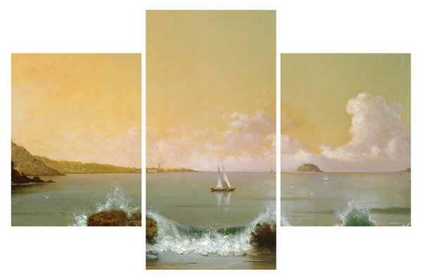 Obraz - Martin Johnson Heade, Rio de Janeiro Bay, reprodukcia (90x60 cm)